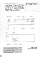 Kenwood 1050-CD-Service-Manual